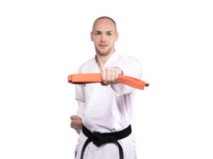 7. Kyu - Oranger Gürtel Karate