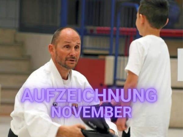 Online - November Trainingsreihe – Anfängertraining Weiß + Weiß-Gelb Gurt – Klaus Bitsch