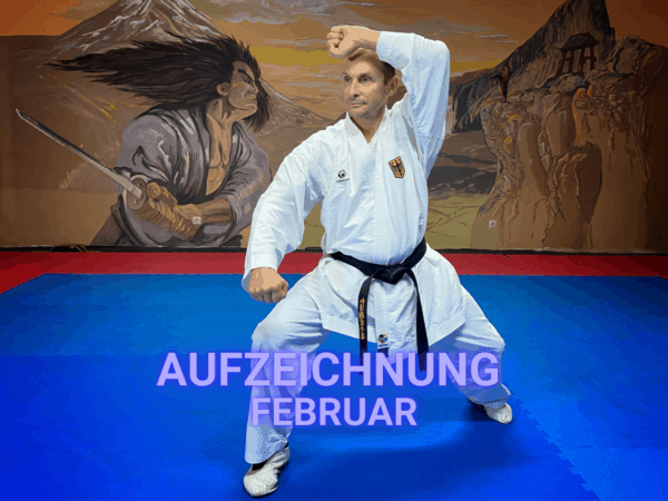 Aufzeichnung Februar Trainingsreihe – Oberstufe Training ab Blau Gurt – Klaus Bitsch